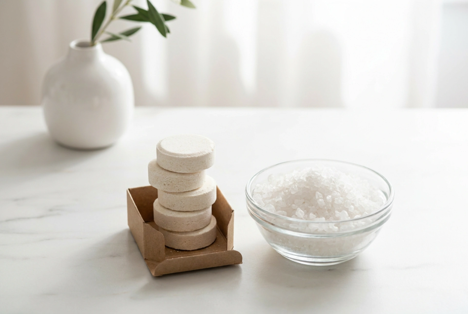 Hvordan naturlige opvasketabs fungerer og hvornår du skal bruge salt