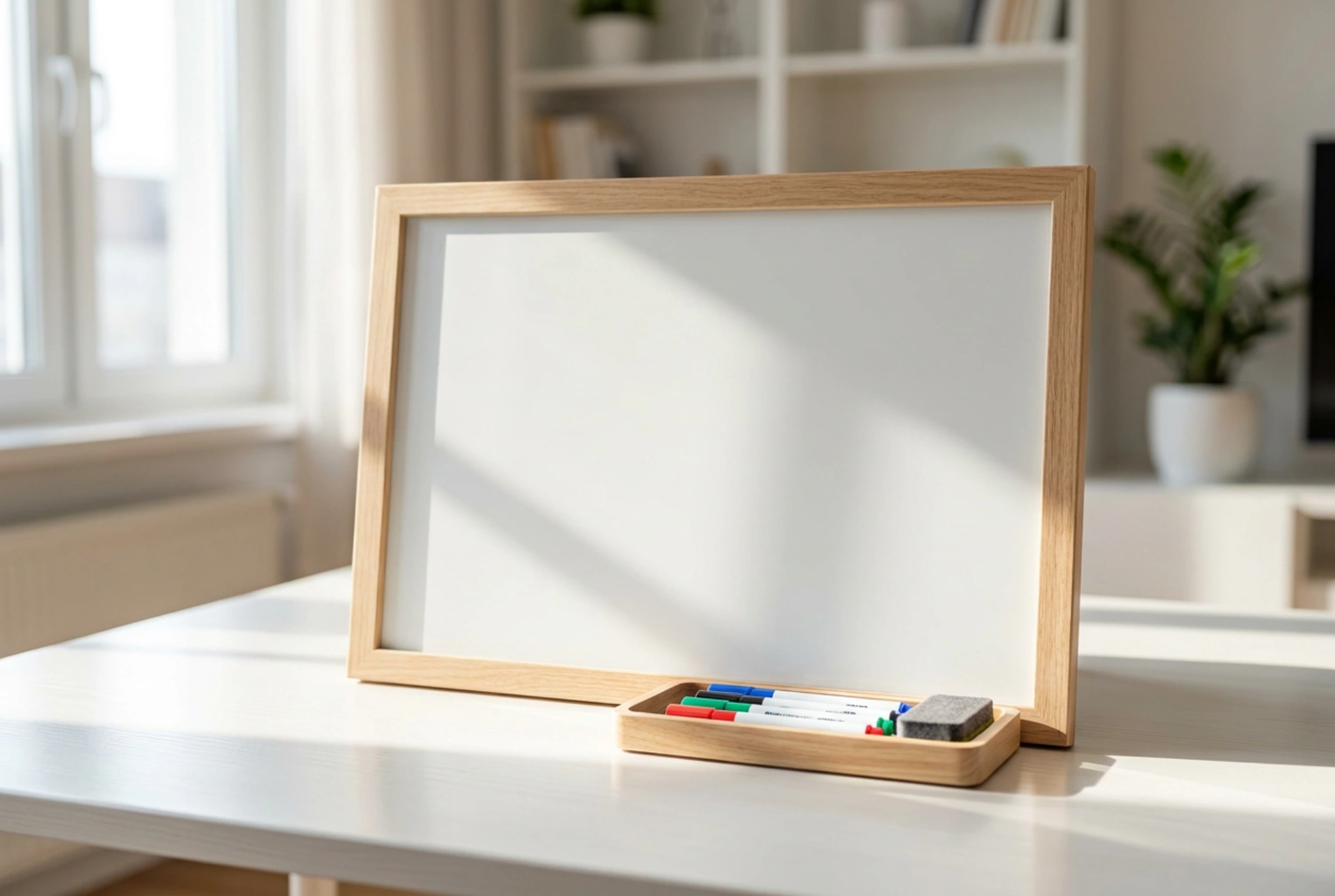 Sådan bruger du en whiteboardtavle på stativ til planlægning