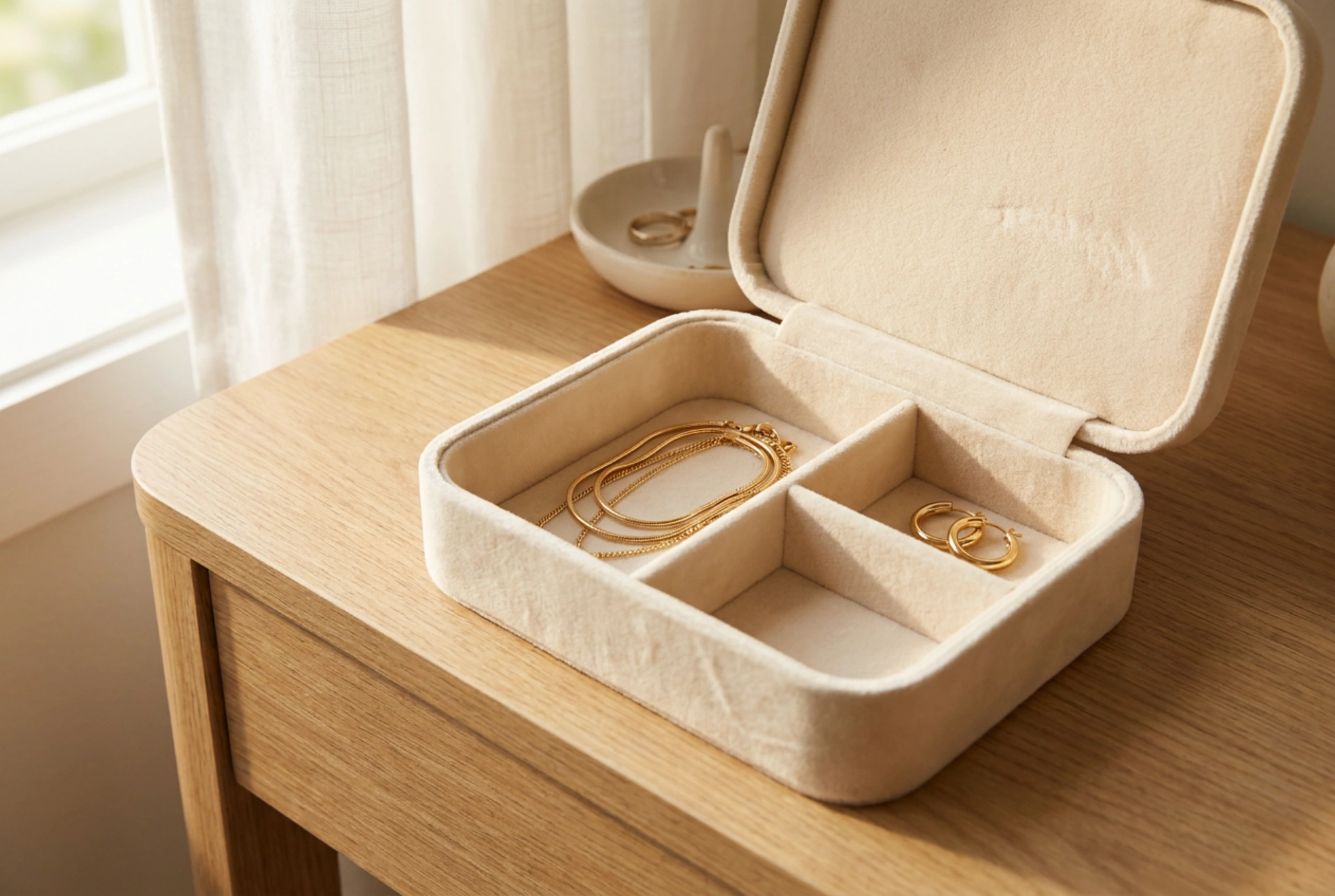 Sådan opbevarer du smykker i æsker for at undgå ridser
