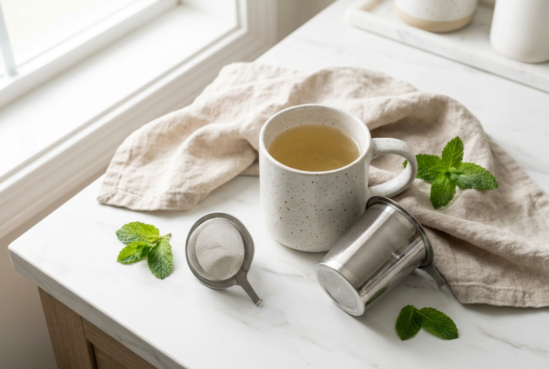 Hvordan man rengør en termokop med te-infuser