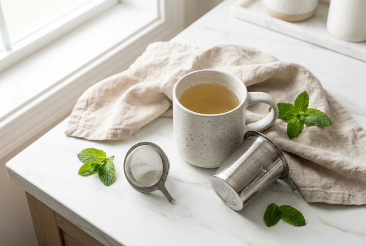 Hvordan man rengør en termokop med te-infuser