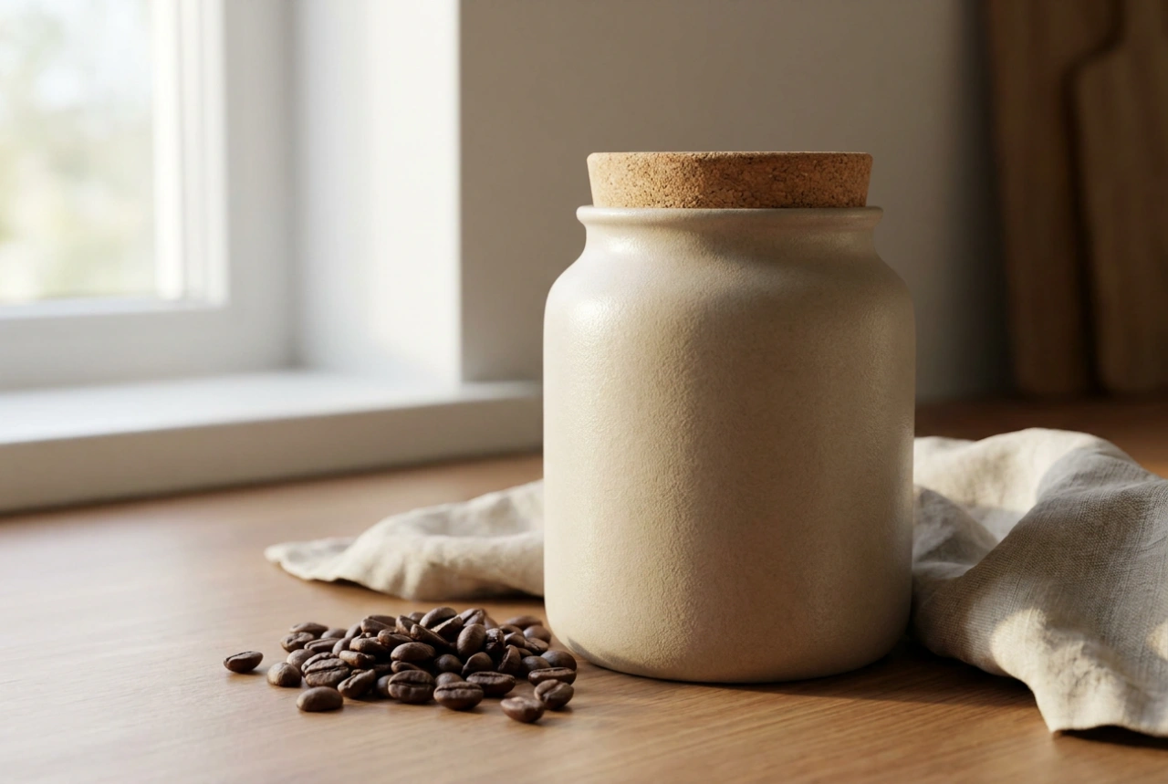 Beskytter keramiske beholdere kaffe optimalt mod lys?