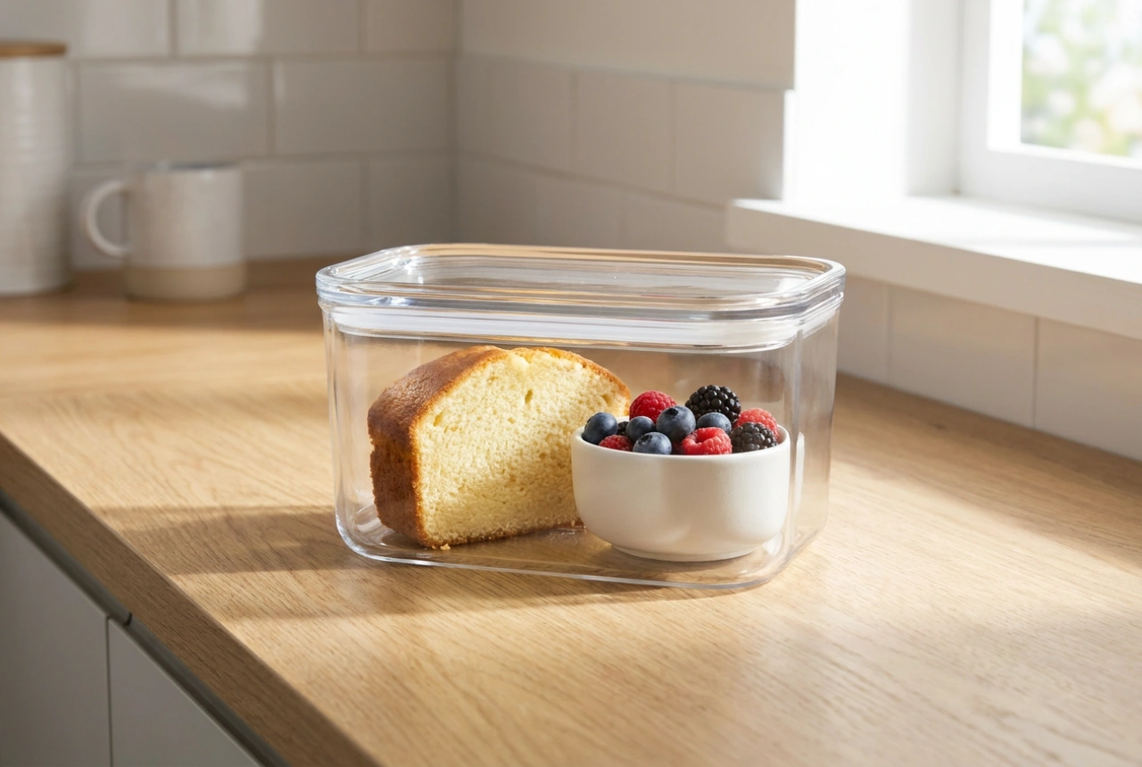 Sådan opbevarer du kage i en plastbeholder uden at den udtørrer