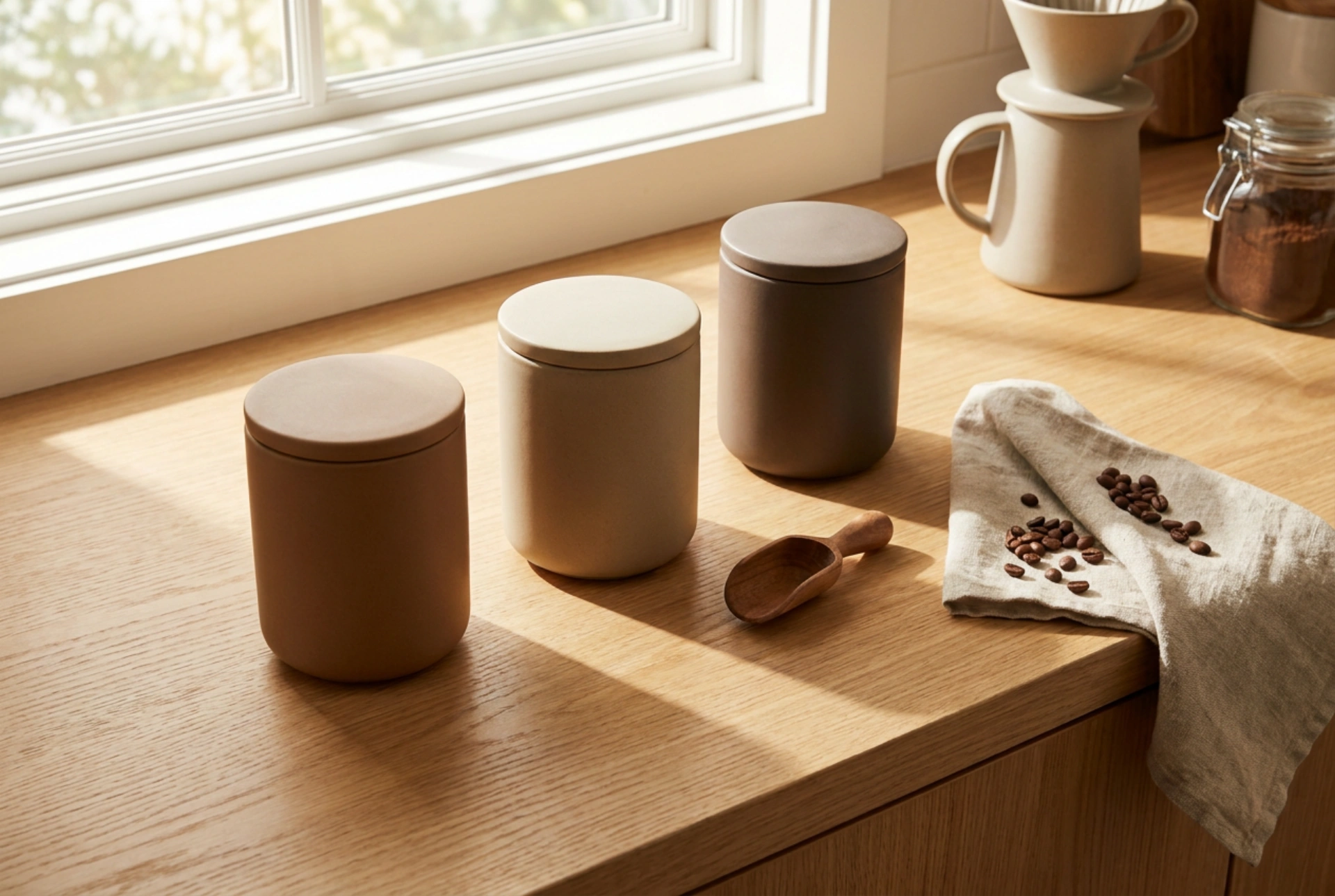 Sådan bruger du keramiske kaffebeholdere til at beskytte aromaen