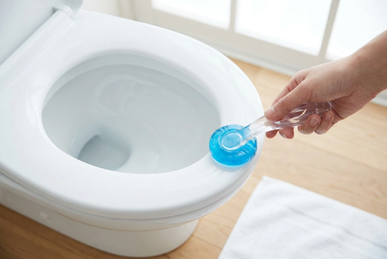 Sådan bruger du gel-discs til toilettet uden at tvære applikatoren til
