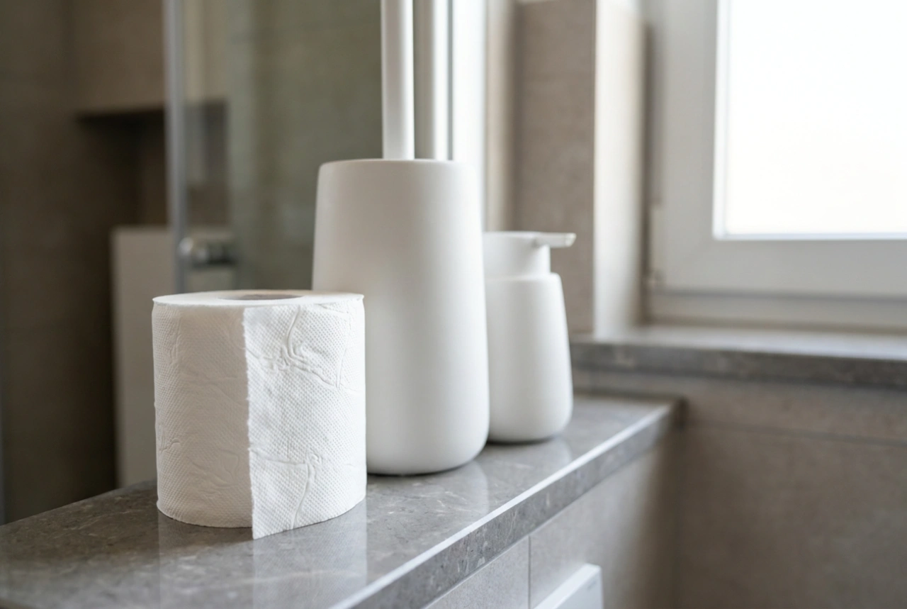 Sådan vedligeholder du en toiletbørste med integreret toiletpapirholder