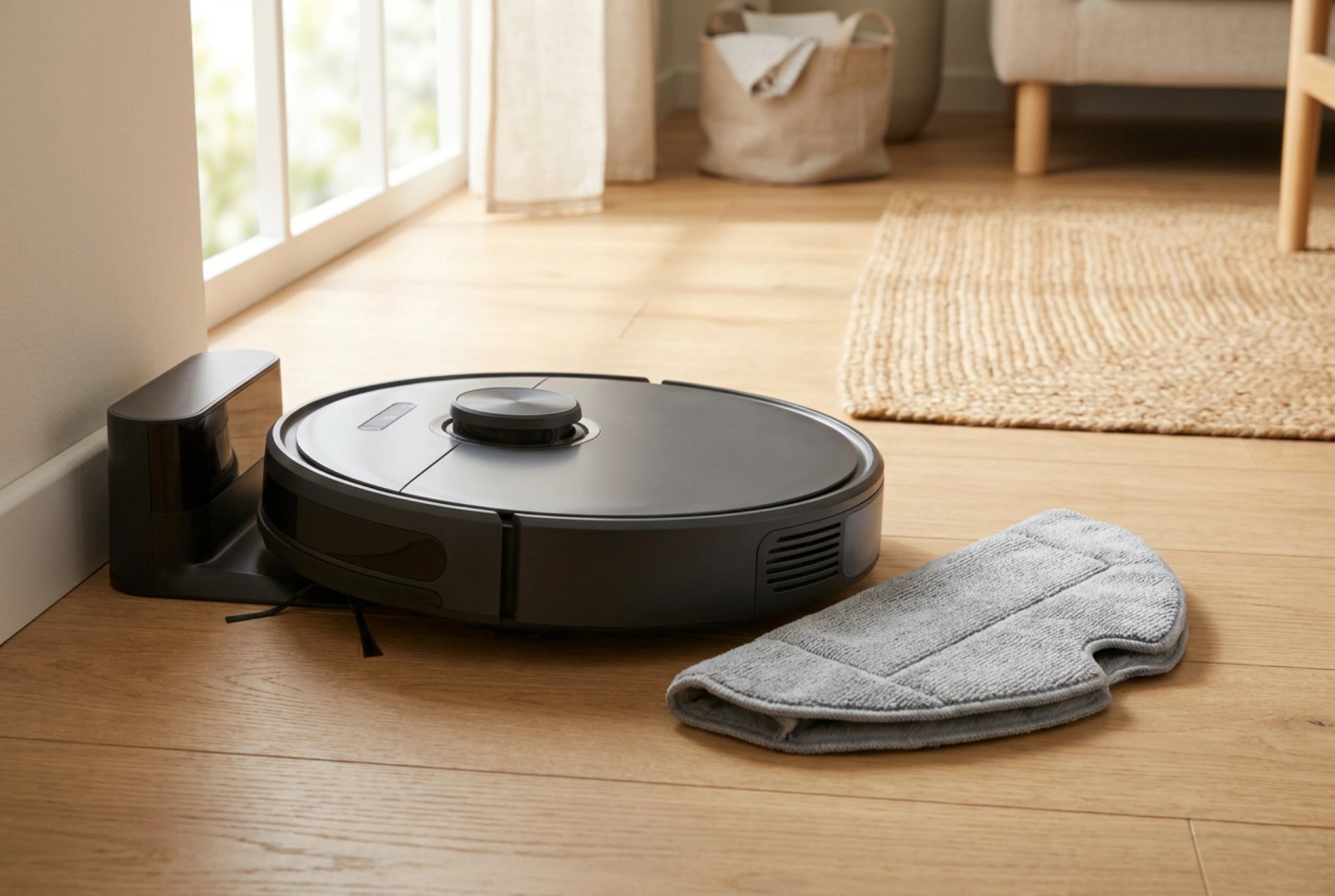 Sådan indstiller du moppefunktionen på din robotstøvsuger