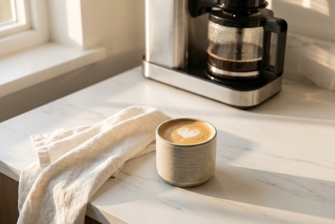 Sådan bruger du afkalker til kaffemaskinen for at beskytte bryggeenheden