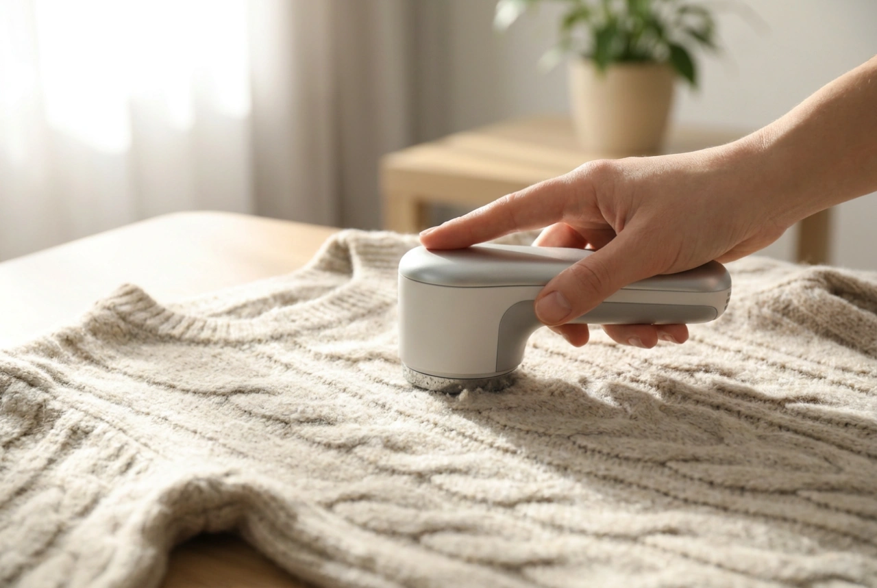 Sådan fornyr du sikkert din sweater med en fnugfjerner