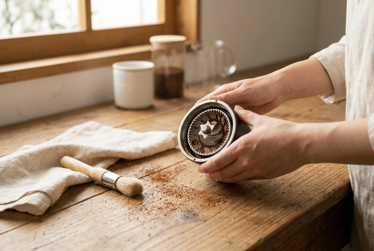 Sådan rengør du en kaffekværn med kværnblade for at bevare den rene smag