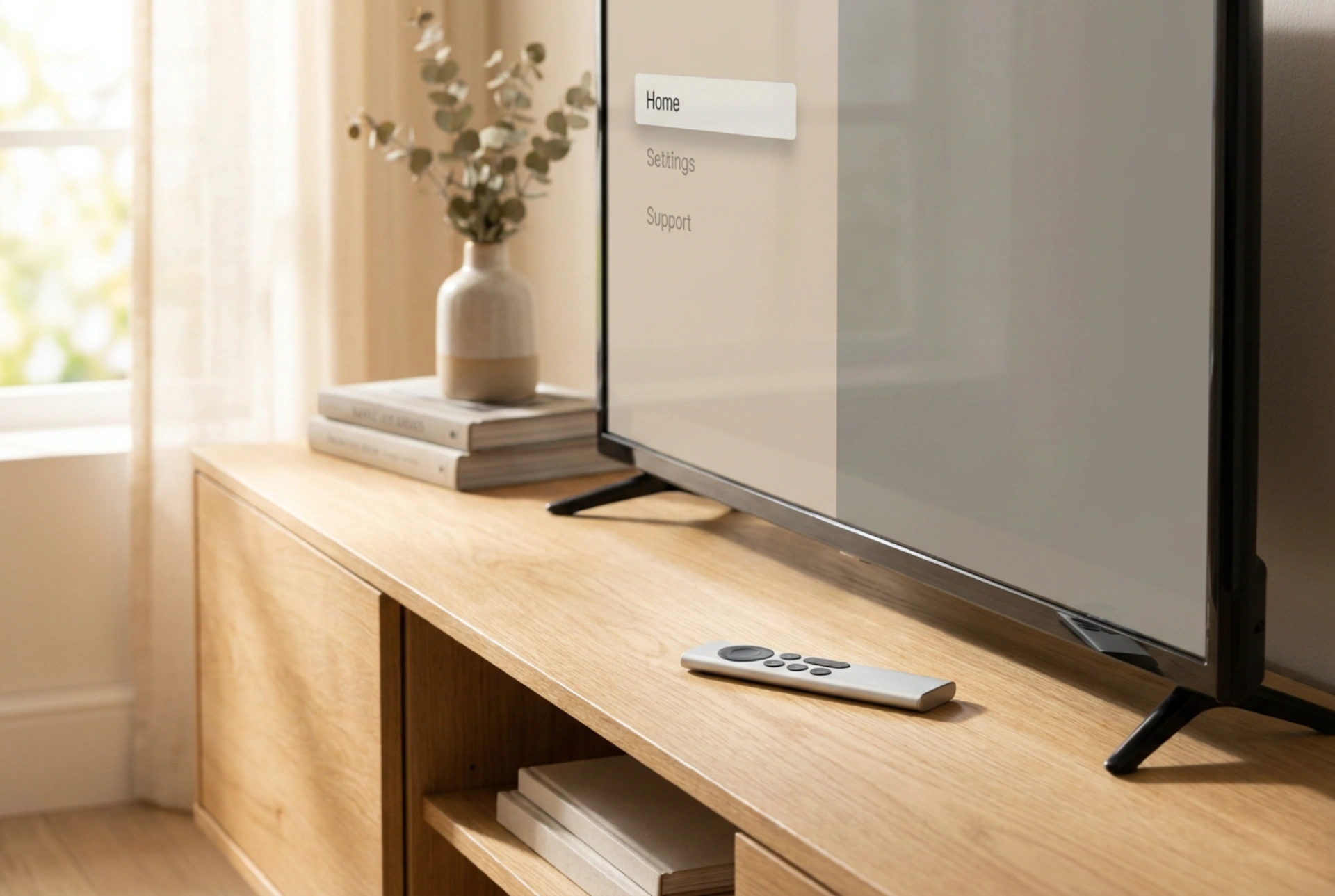 Sådan indstiller du et tv med indbygget tuner