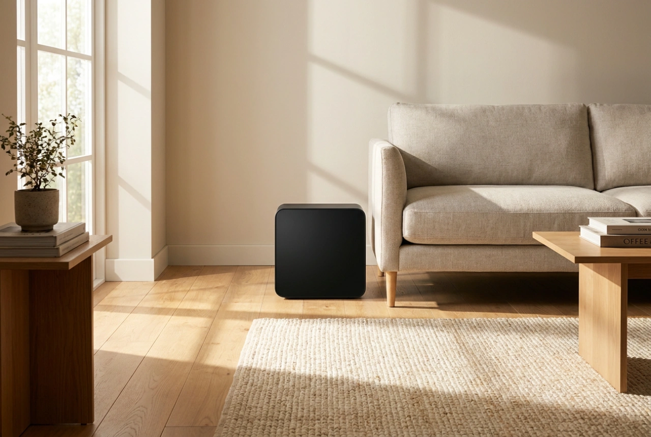 Optimal placering af aktiv subwoofer uden buldrende bas