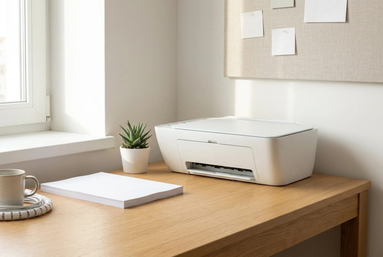 Sådan organiserer du printer og scanner på hjemmearbejdspladsen
