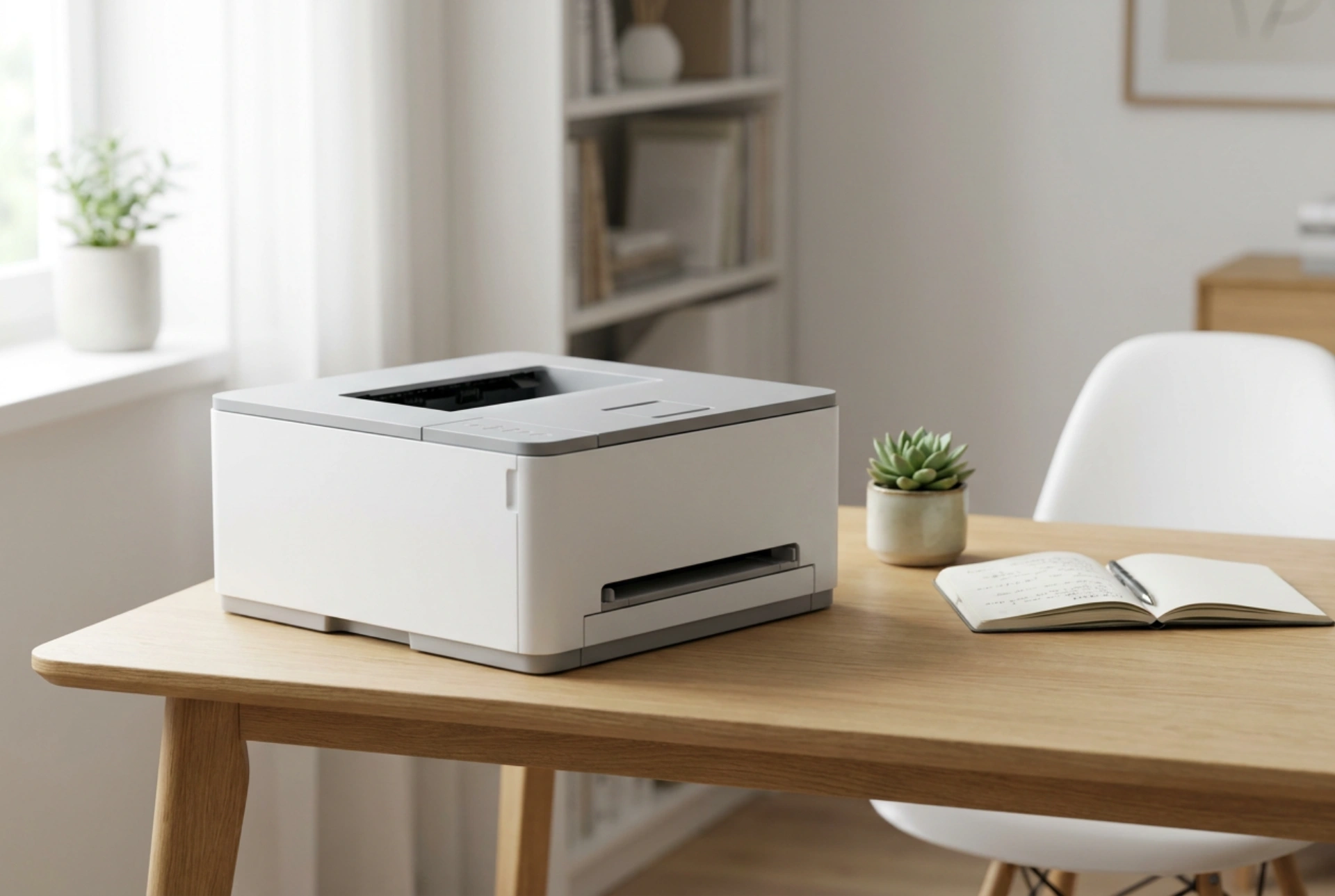 Printer med Bluetooth og Wi-Fi i hjemmet uden forbindelseskonflikter