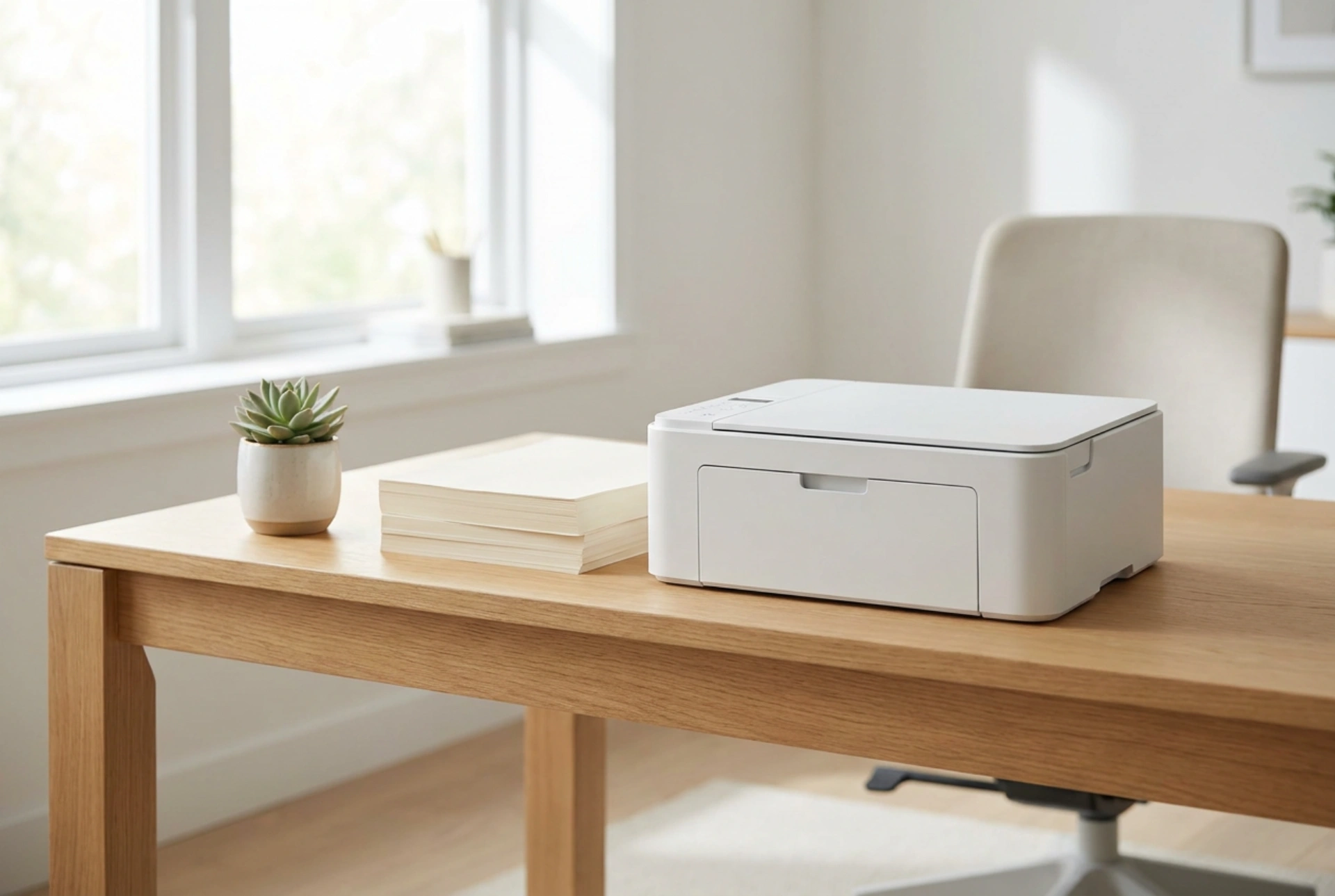 Sammenligning af kompakte printere til hjemmet efter plads og printfrekvens