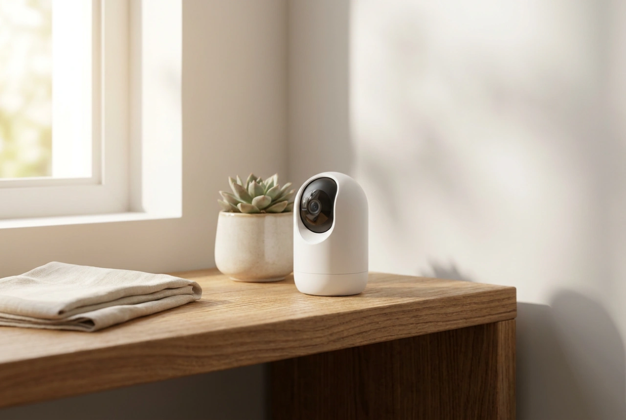 Sådan placerer du et minikamera med bevægelsessensor optimalt i rummet