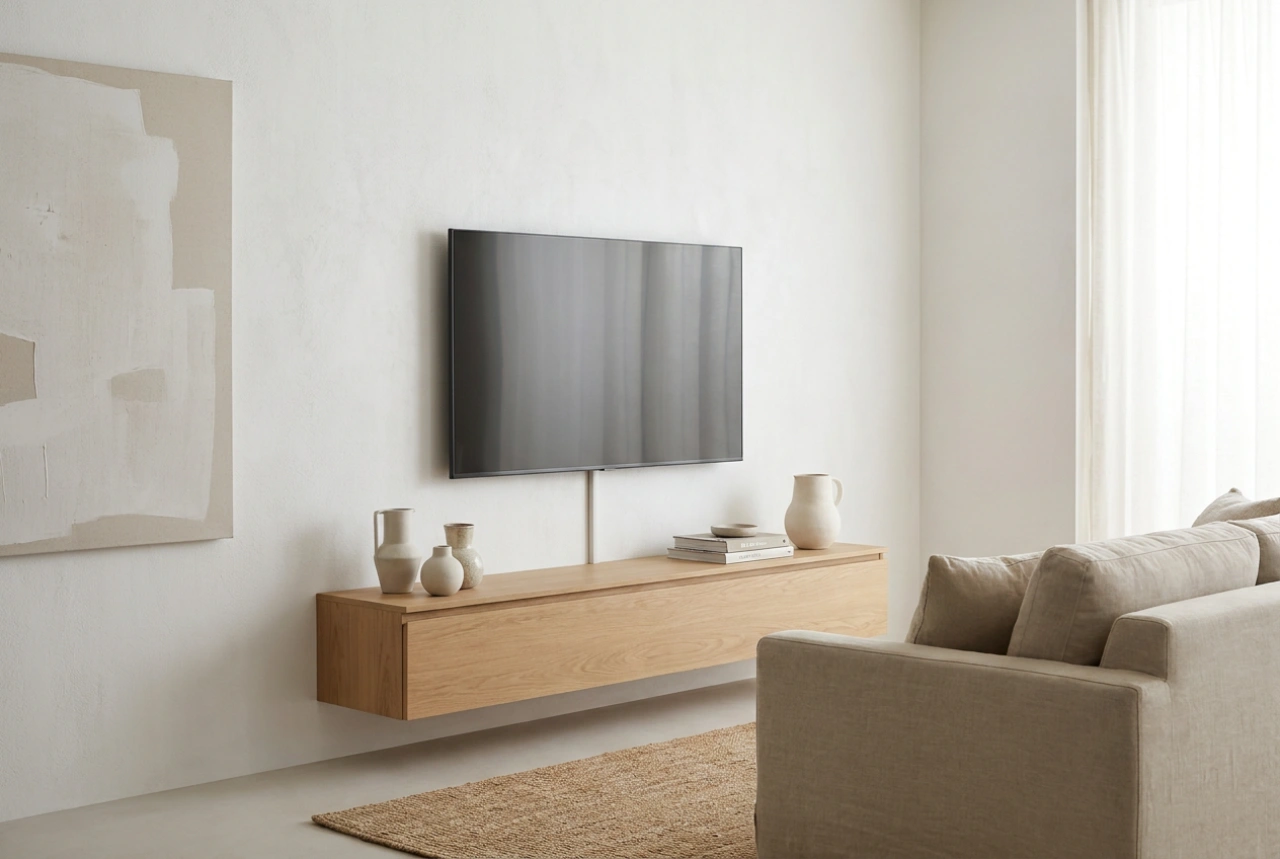 Sådan vælger du det rigtige vægbeslag til dit tv baseret på skærmstørrelsen