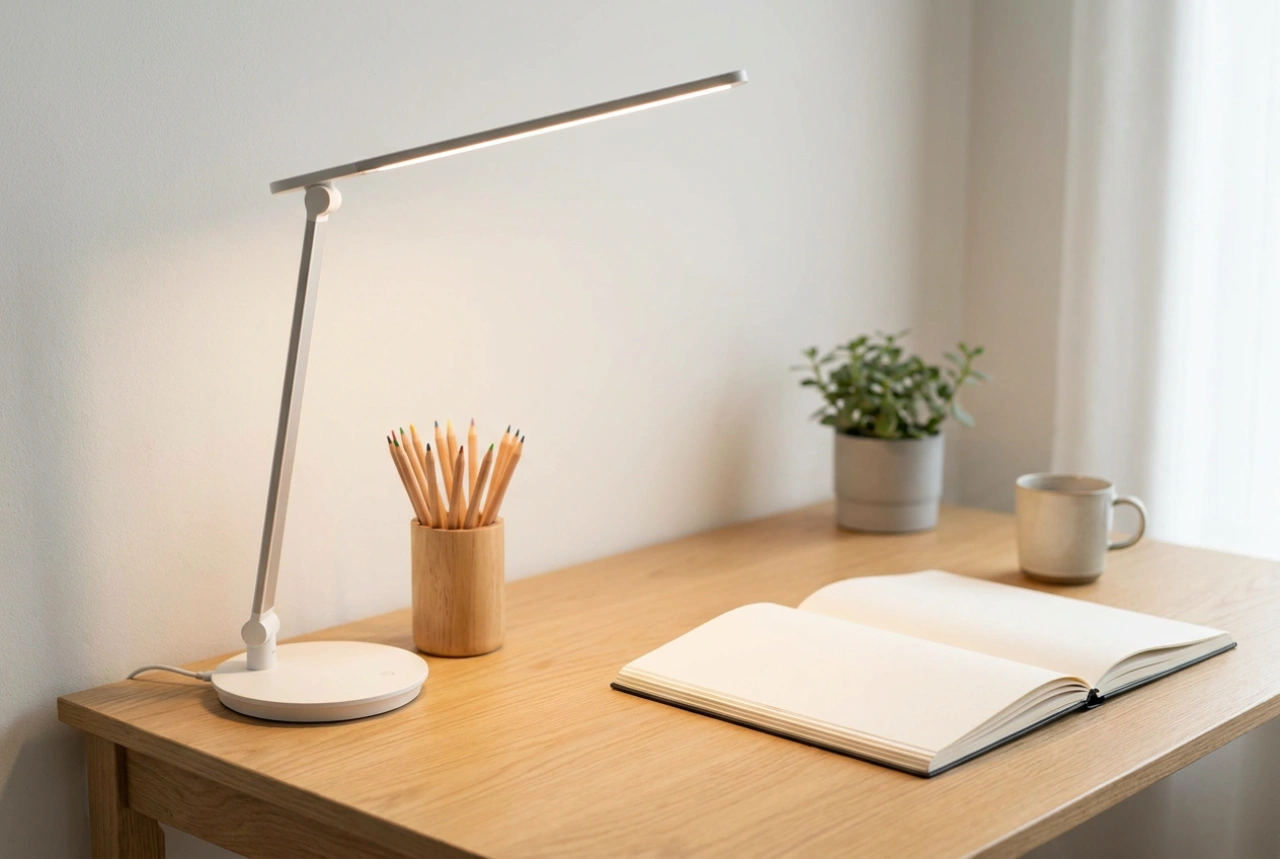Sådan vælger du den rette skrivebordslampe til barnets lektier og hobbyer
