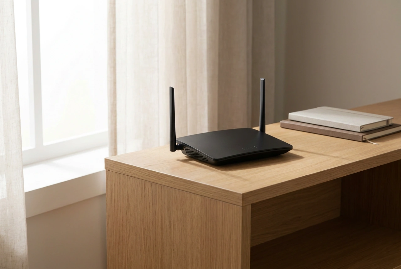 Sådan placeres en Wi-Fi-router med ekstern antenne for bedre dækning