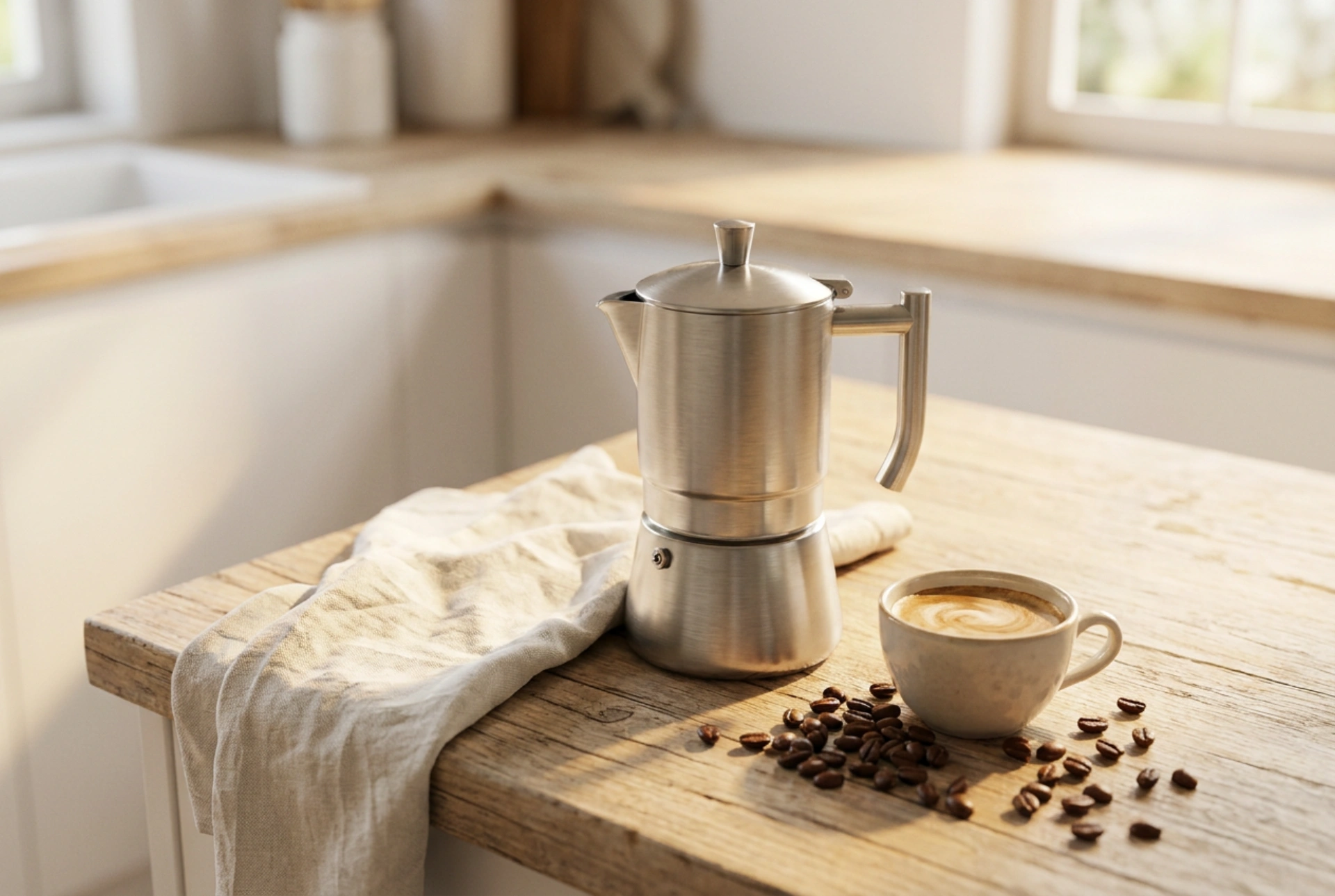 Sådan brygger du kaffe på mokakande uden bitterhed og grums