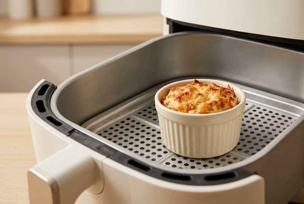 Hvilke skåle og fade kan du sikkert bruge i en airfryer?