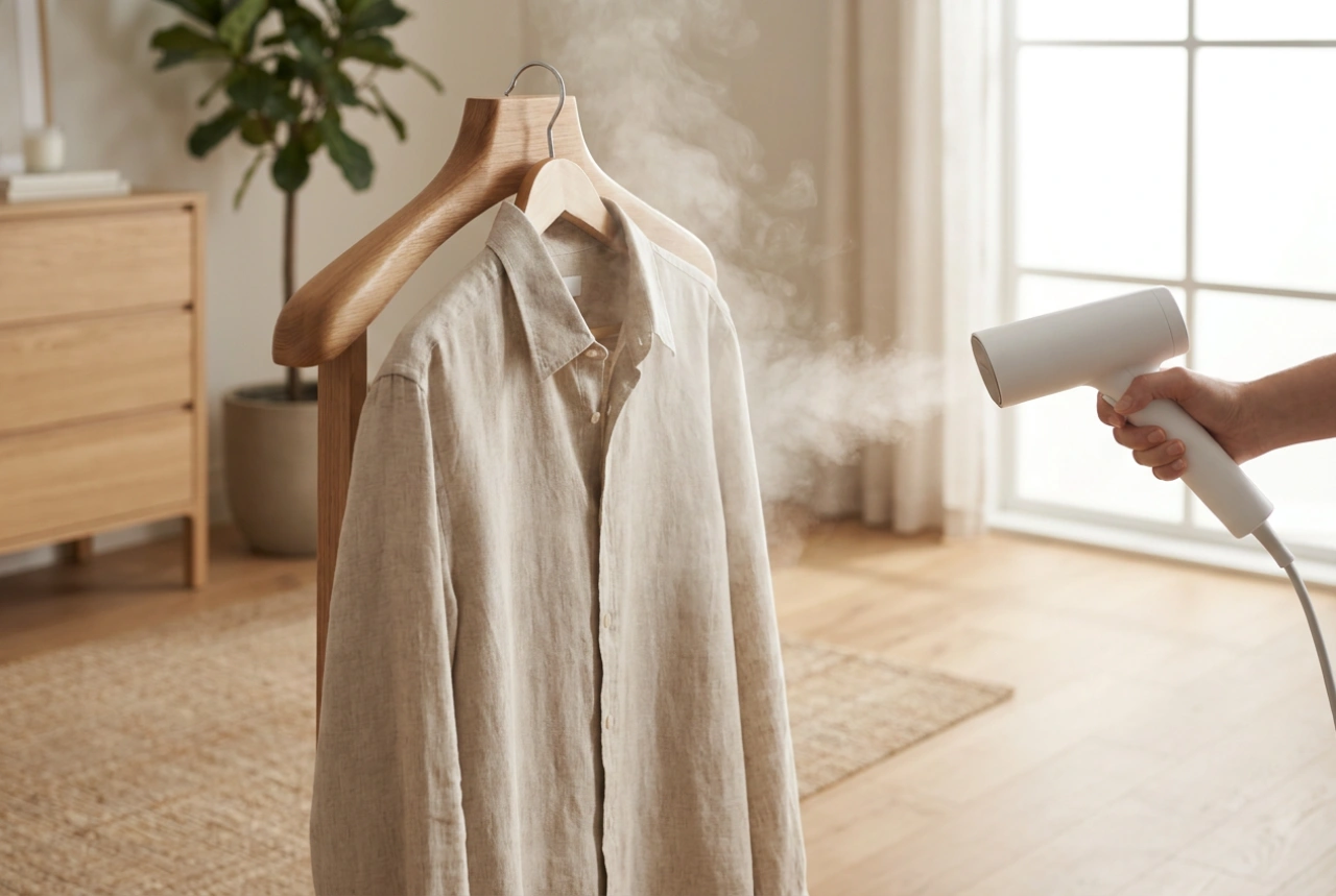 Kompakt tøjdamper til daglig genopfriskning af din garderobe