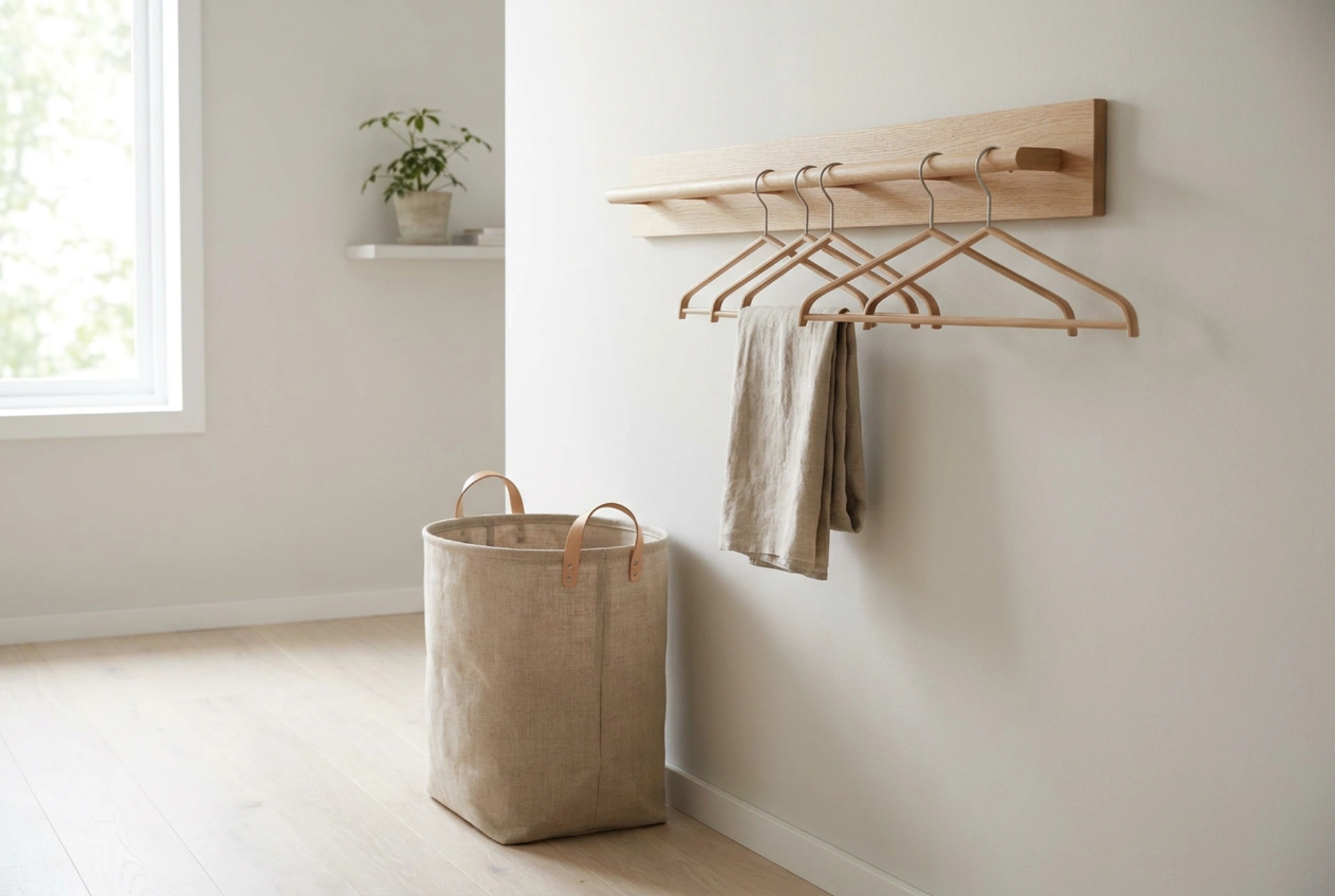 Sådan skaber du en mini-garderobe i entreen uden at overfylde indgangen