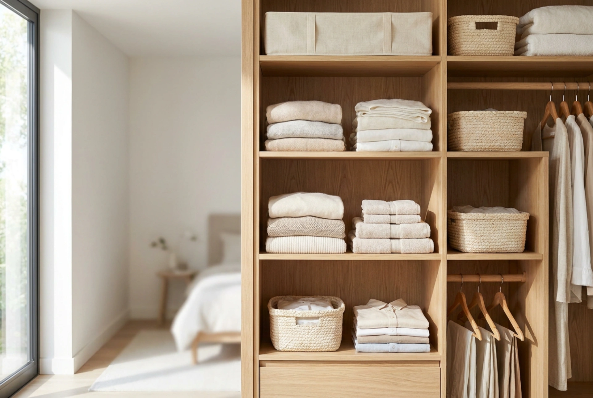 Rustik garderobe og praktisk organisering uden et tungt udtryk