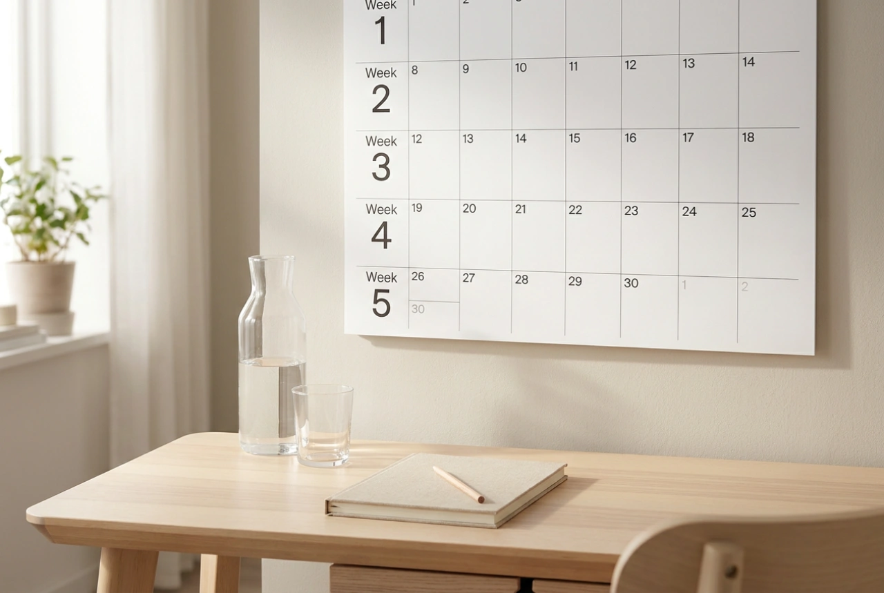 Hvorfor en kalender med ugenumre letter planlægningen af huslige pligter
