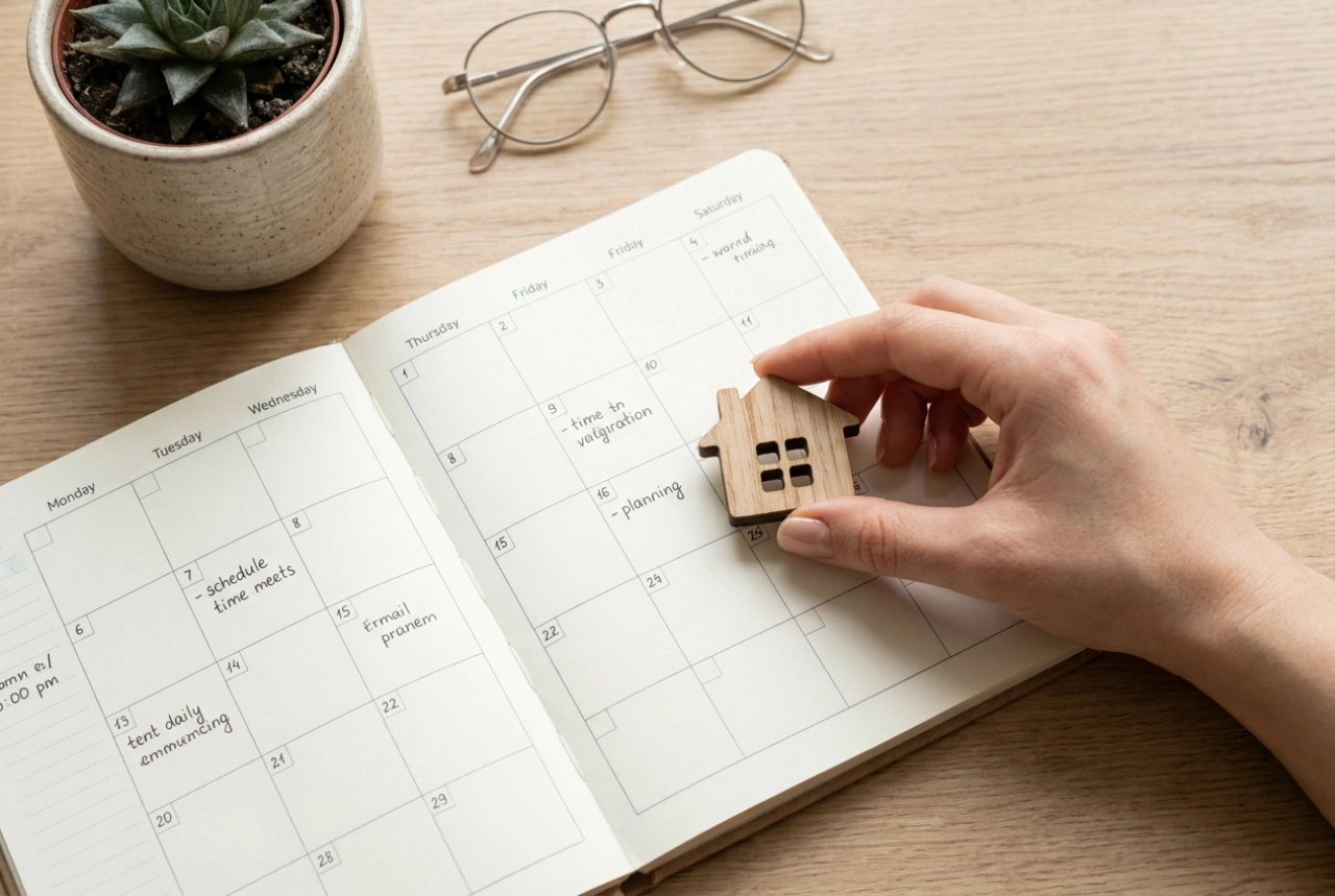 Sådan bruger du en printet kalender til at lære børn daglige rutiner