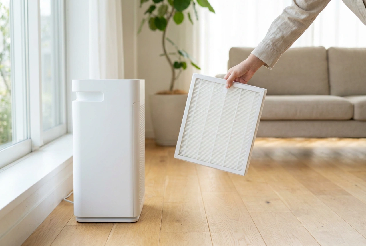 Luftrensere til allergikere og regelmæssig udskiftning af filtre